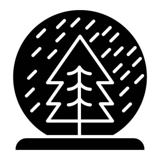 Snow Ball Glyph Icon