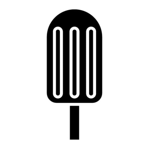 Ice Lolly Glyph Icon