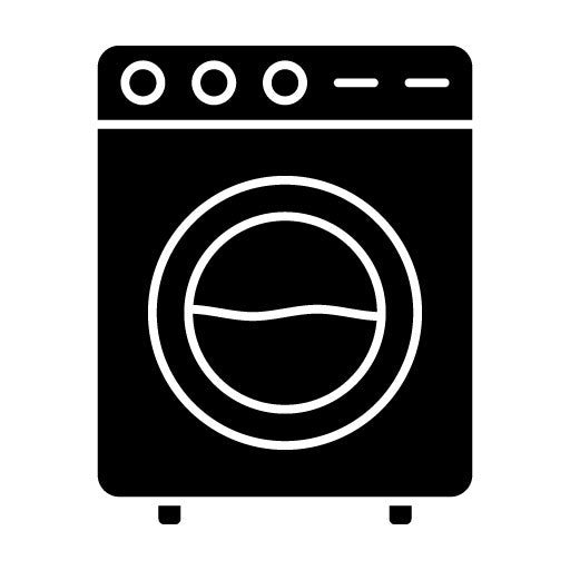 Washing Machine Glyph Icon