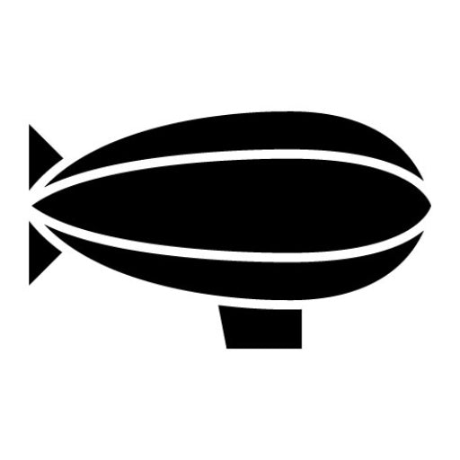 Zeppelin Glyph Icon | Transport