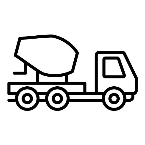 Concrete Mixer Truck Icon