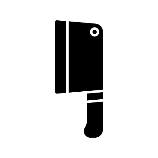Cleaver Glyph Icon