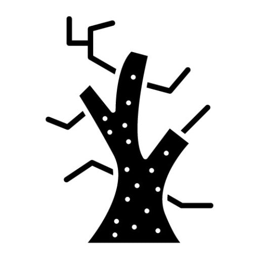 Withered Glyph Icon | Natural Disaster