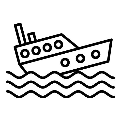 Boat Sink Icon