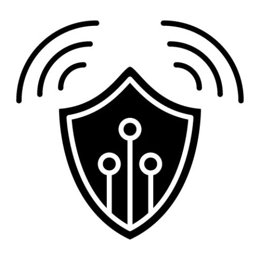 Smart Shield Glyph Icon