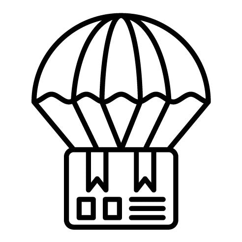 Parachute Delivery Icon