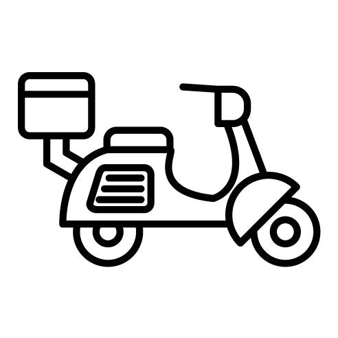 Motorbike Delivery Icon