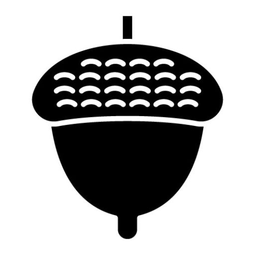 Acorn Glyph Icon