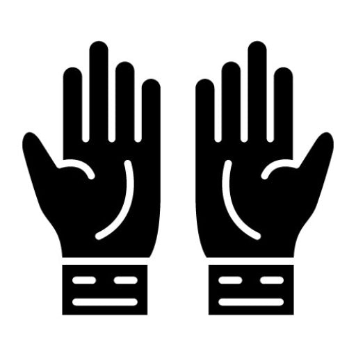 Gloves Glyph Icon