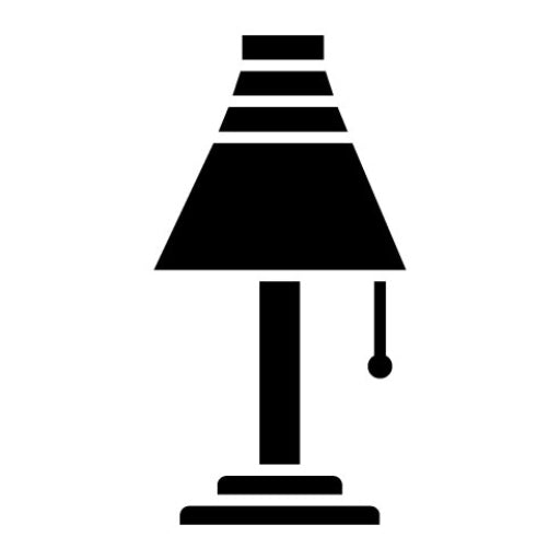 Lamp Glyph Icon