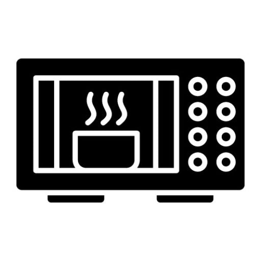 Microwave Glyph Icon