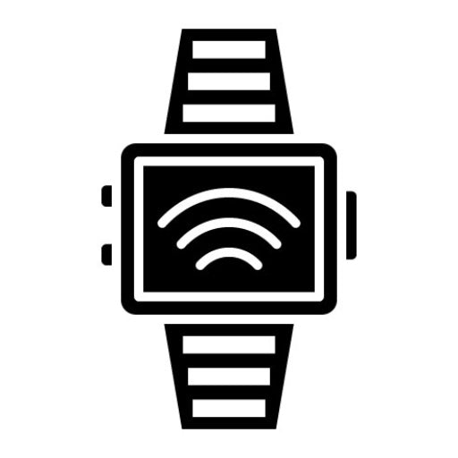 Smartwatch Glyph Icon | Electronic Devices
