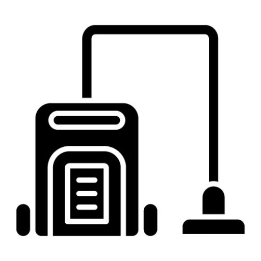 Vacuum Cleaner Glyph Icon | Electronic Devices