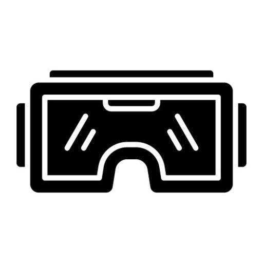 VR Glasses Glyph Icon