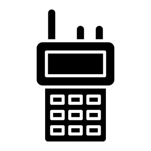 Walkie Talkie Glyph Icon | Electronic Devices