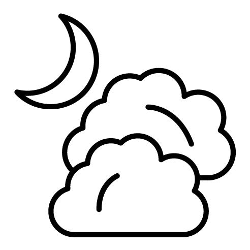 Cloudy Night Icon