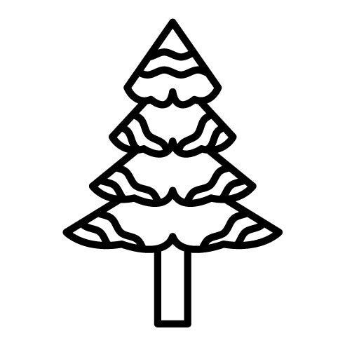 Snow Covered Tree Icon