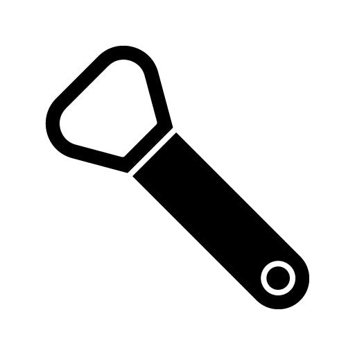 Bottle Opener Glyph Icon