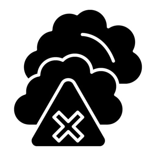 Weather Alert Glyph Icon