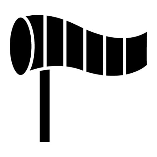 Windsock Glyph Icon | Weather