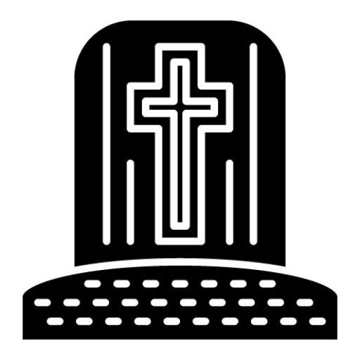 Cementery Glyph Icon
