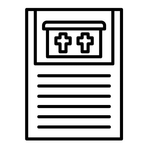 Death Certificate Icon