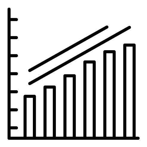 Escalating Bar Graph Icon