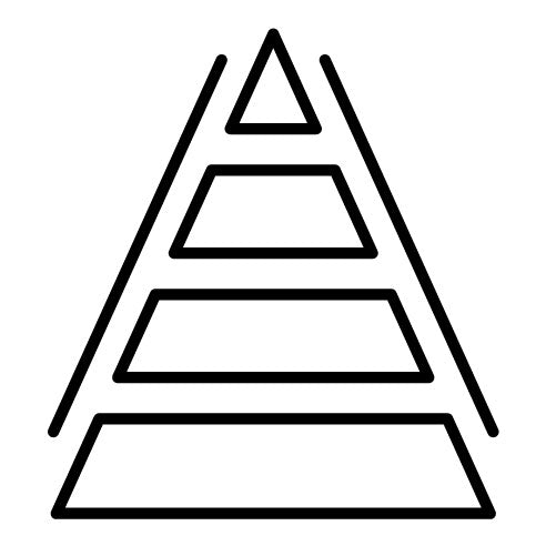 Pyramid Chart Icon