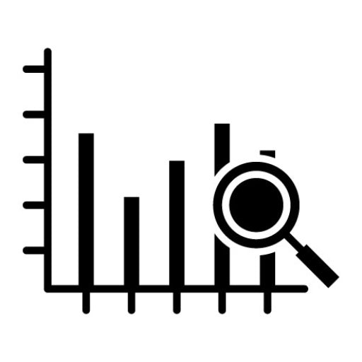 Search Statistics Glyph Icon