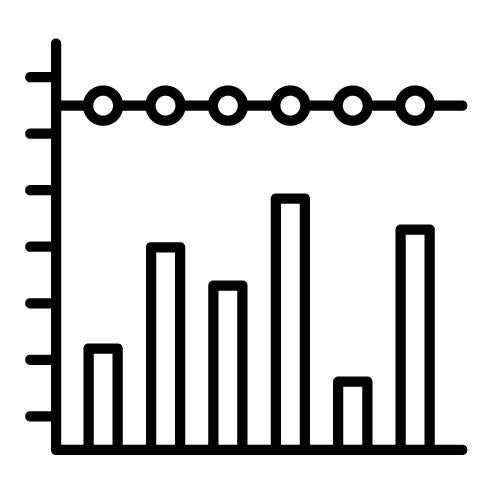 Stacked Bar Chart Icon