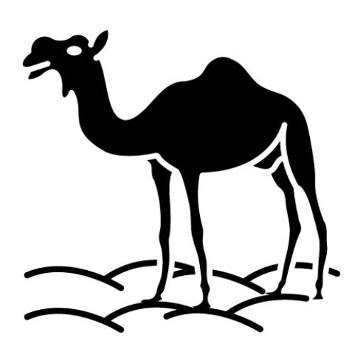 Camel Glyph Icon