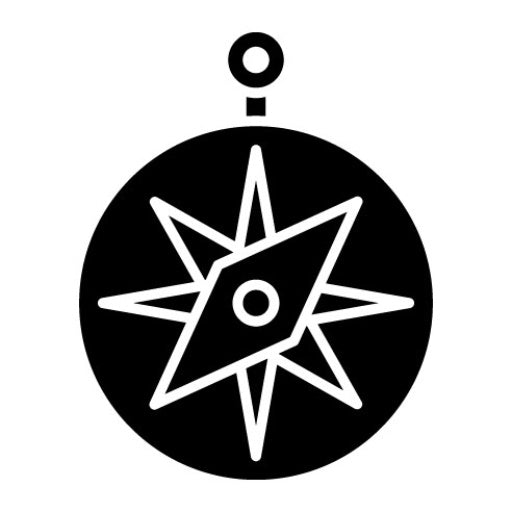Compass Glyph Icon | Desert