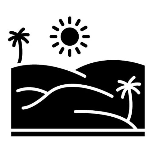 Desert Glyph Icon