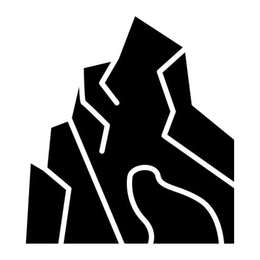 Desert Cave Glyph Icon