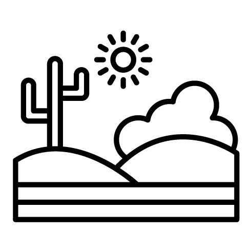 Desert Landscape Icon