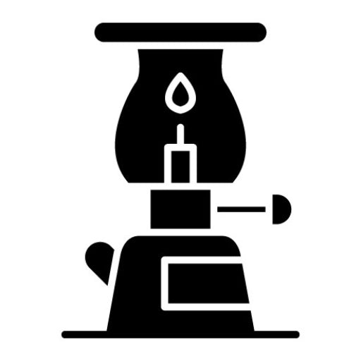 Desert Lantern Glyph Icon