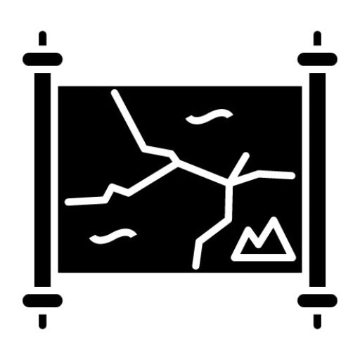 Desert Map Glyph Icon