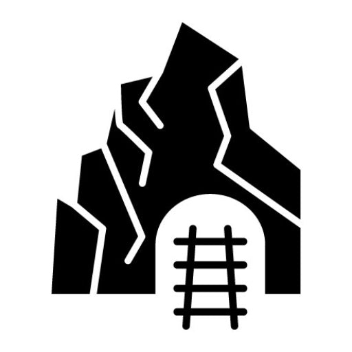 Desert Mine Glyph Icon