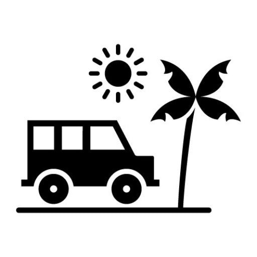 Desert Safari Glyph Icon