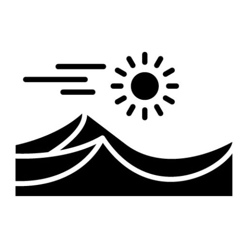 Desert Sand Glyph Icon