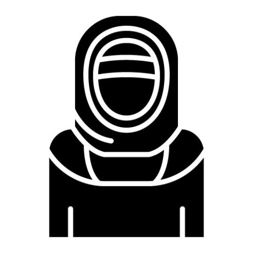 Female Bedouin Glyph Icon