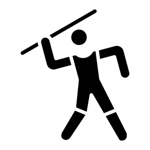 Javelin Glyph Icon