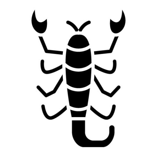 Scorpion Glyph Icon