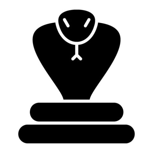 Snake Glyph Icon