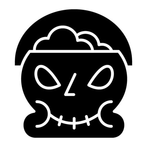 Trick or Treat Glyph Icon