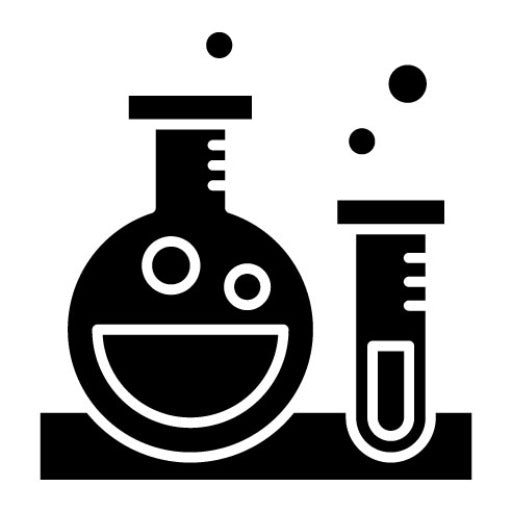 Chemistry Glyph Icon | Back to School