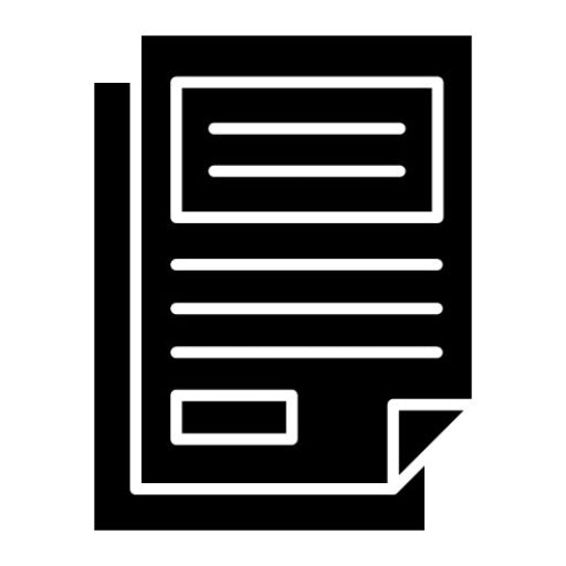 Files Glyph Icon