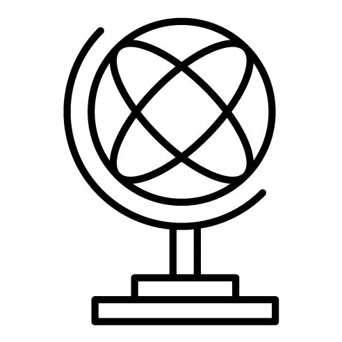 Globe Stand Icon | Back to School