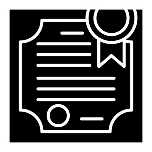 Graduation Diploma Glyph Icon