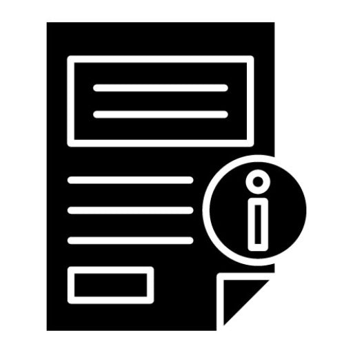 Information Glyph Icon